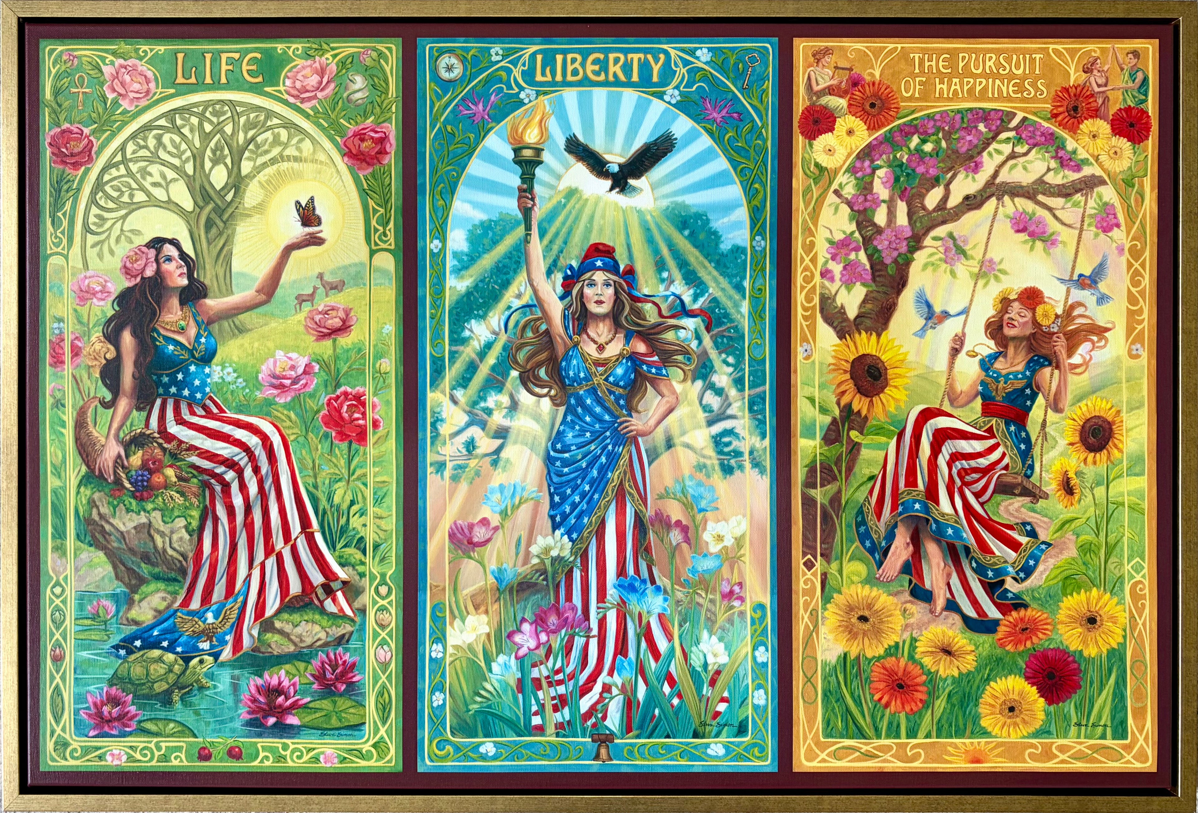 The Unalienable Rights - framed prints